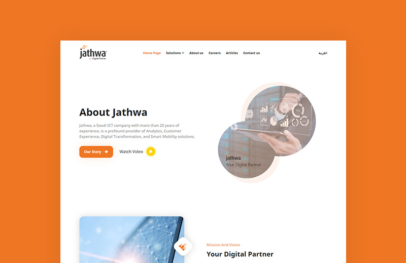 Website for ICT Company
